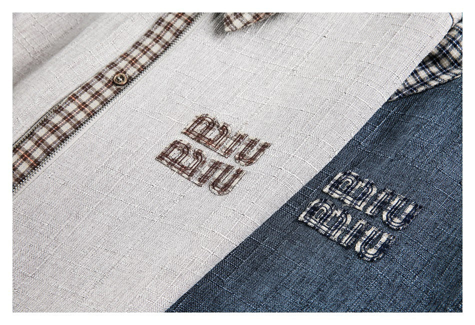 Zwoyren Plaid Collar Jacket