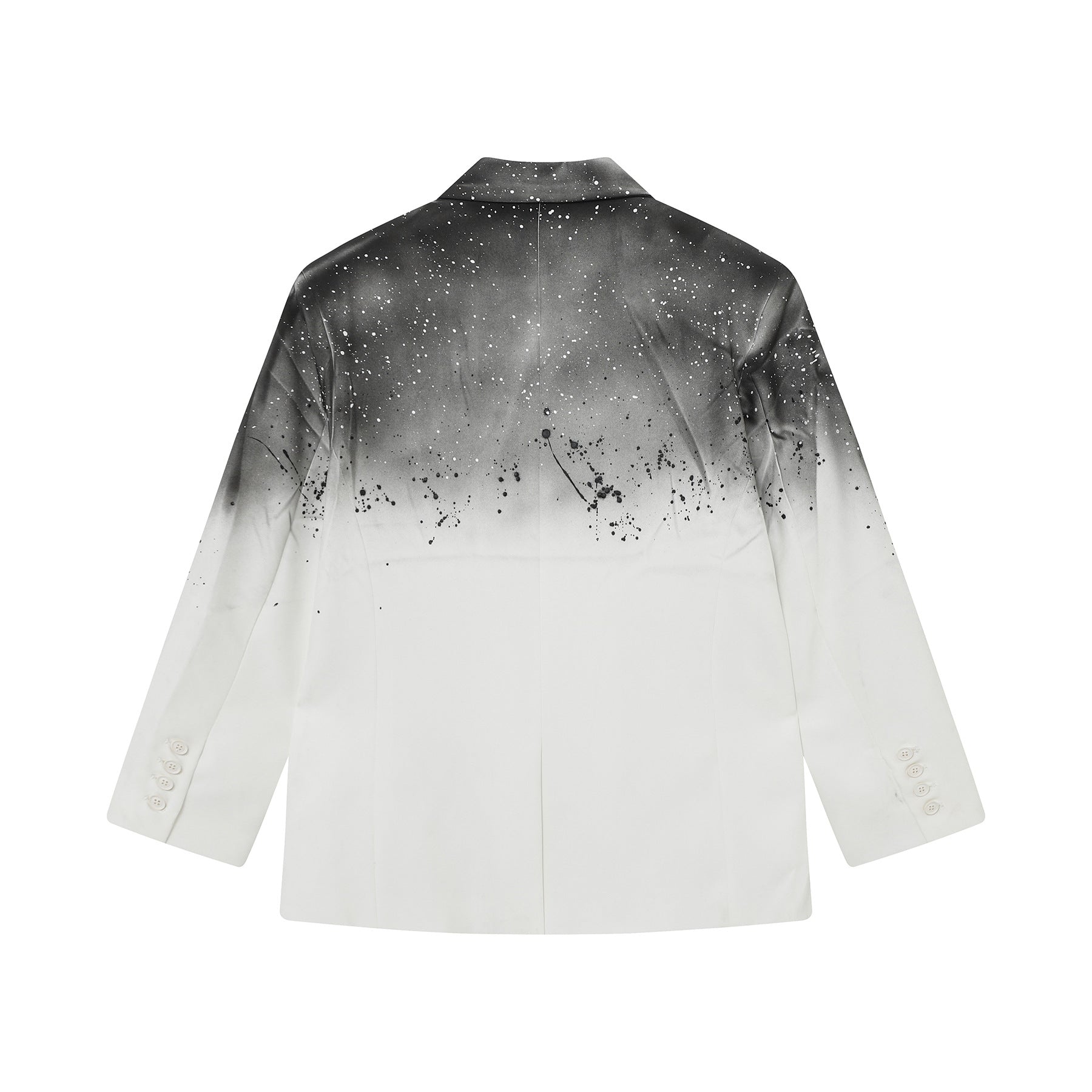 Zwoyren Galaxy Black & White Blazer Jacket