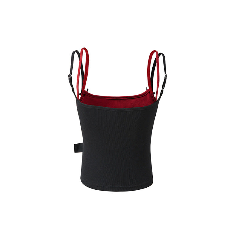 Zwoyren Color Blocking Print Cami Top