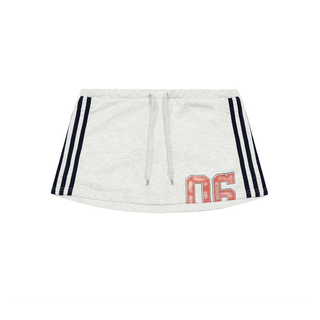 Zwoyren Number Stripe Mini Skirt