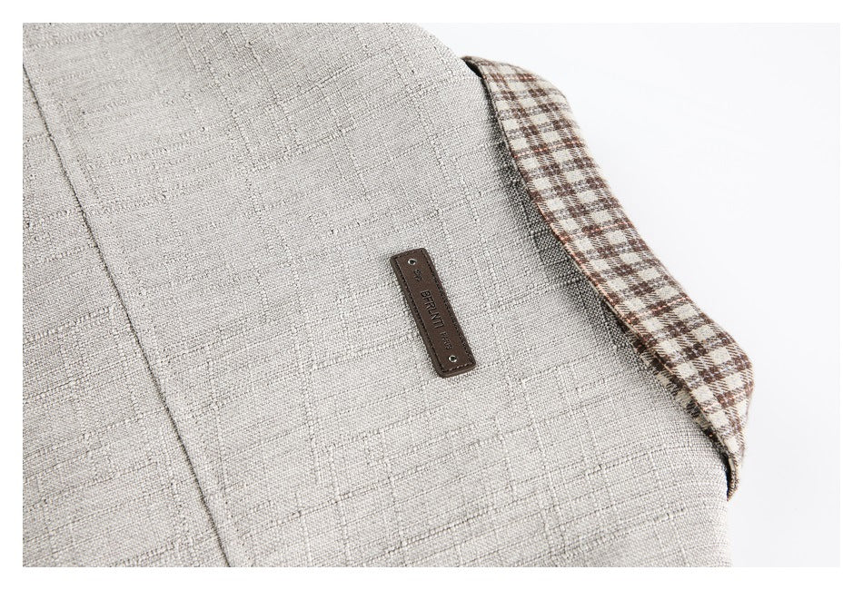 Zwoyren Plaid Collar Jacket