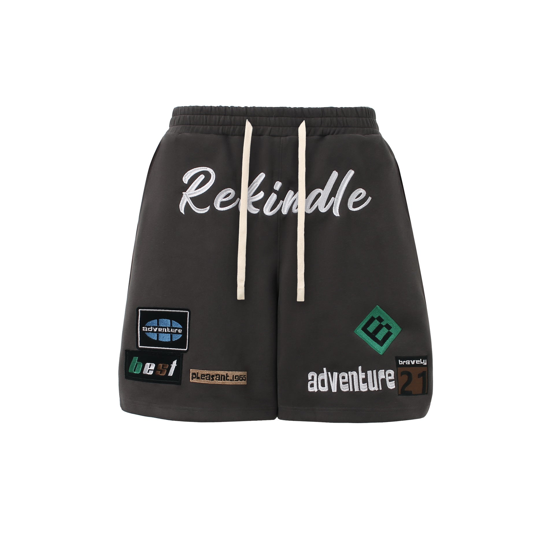 Zwoyren Street Graphic Drawstring Shorts