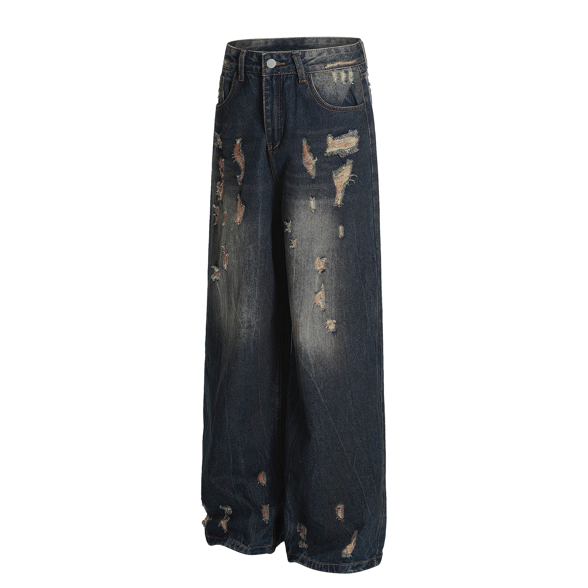 Zwoyren Distressed Baggy Jeans
