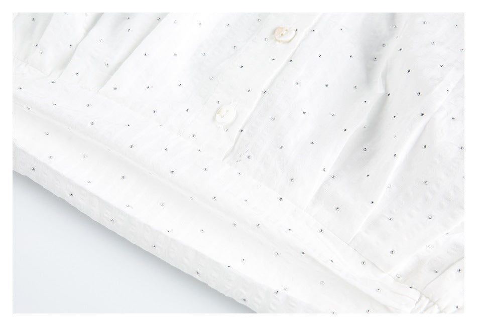 Zwoyren Cropped Striped Shirt
