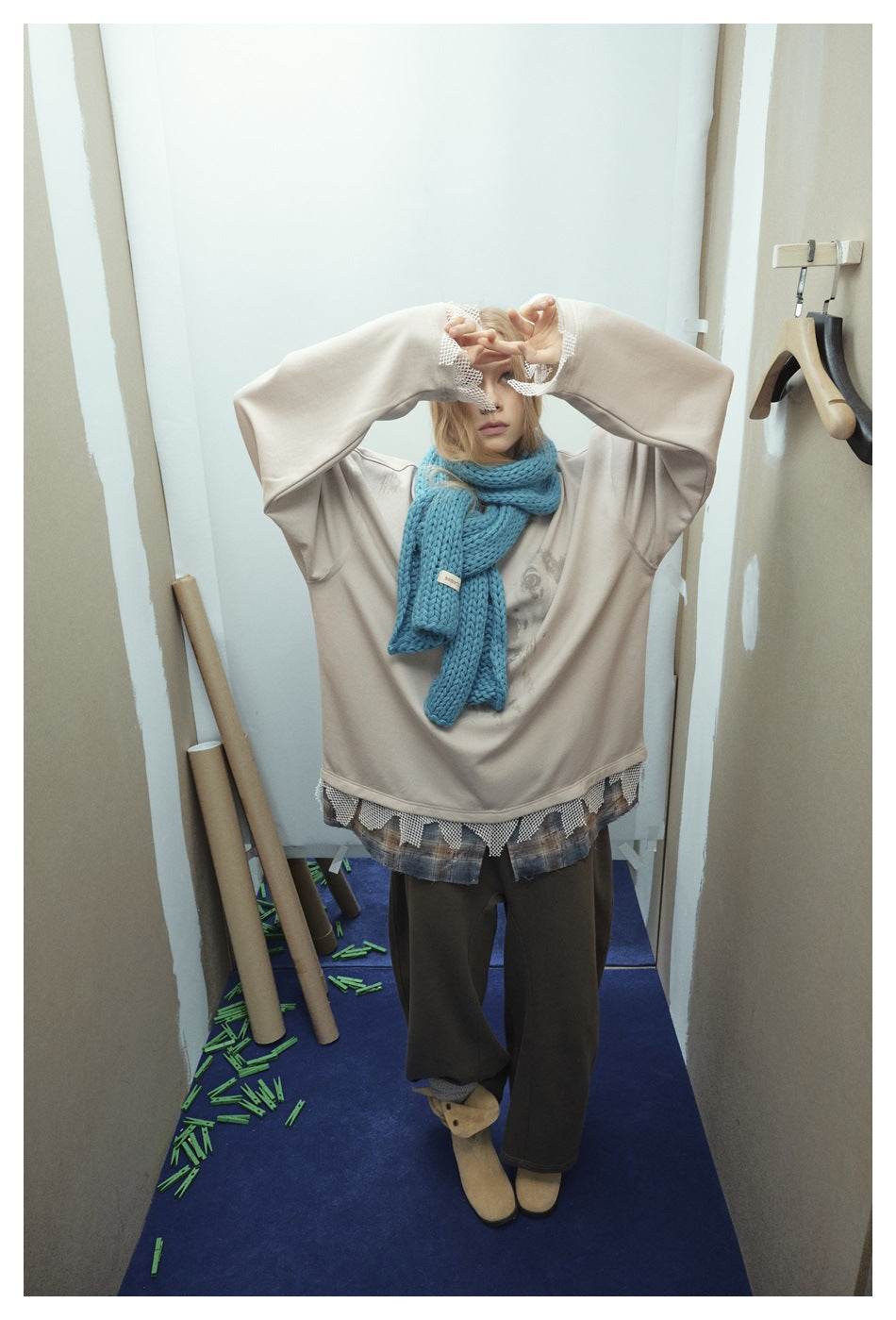 Zwoyren Layered Dog Graphic Sweatshirt