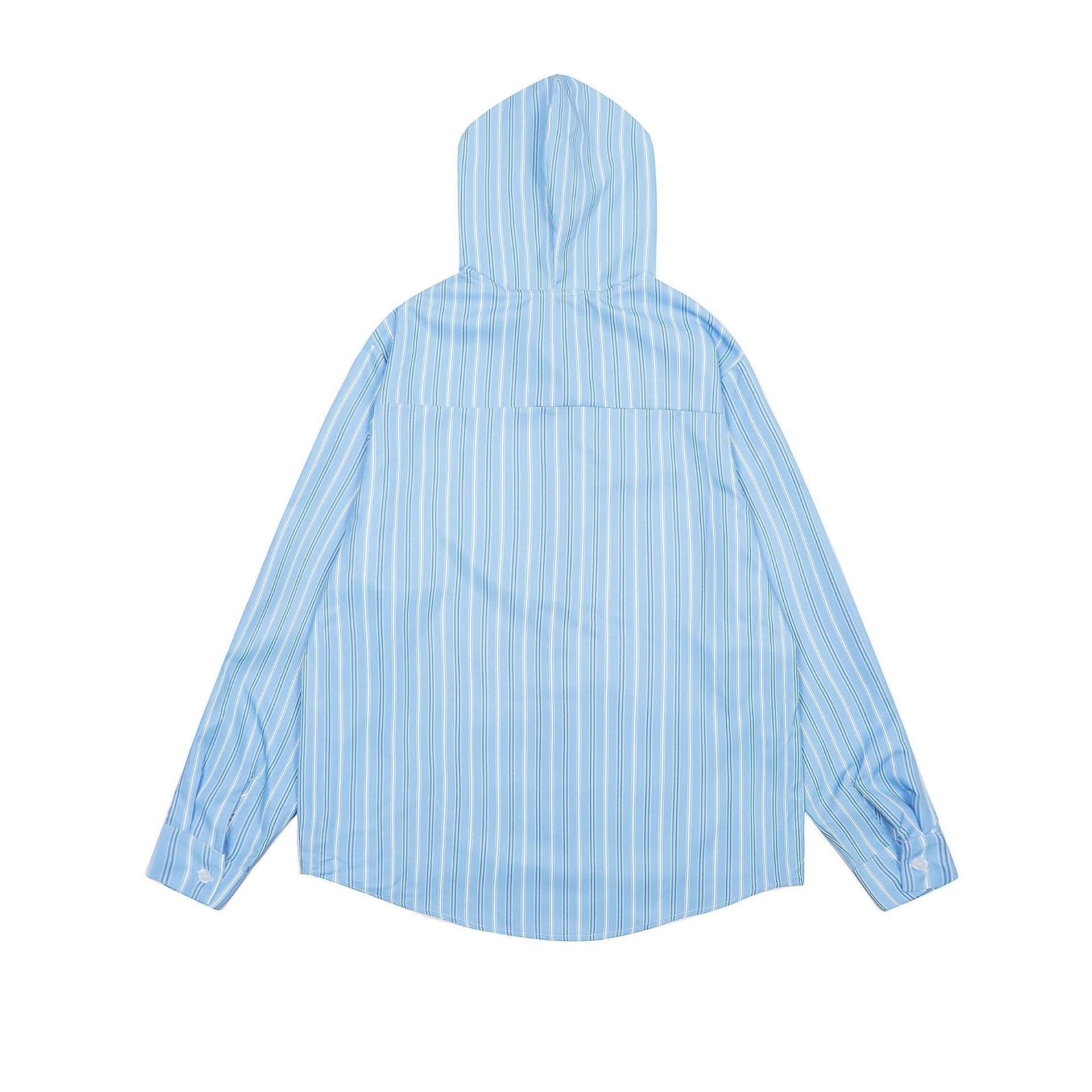 Zwoyren Hybrid Tie Hooded Long Sleeve Shirt