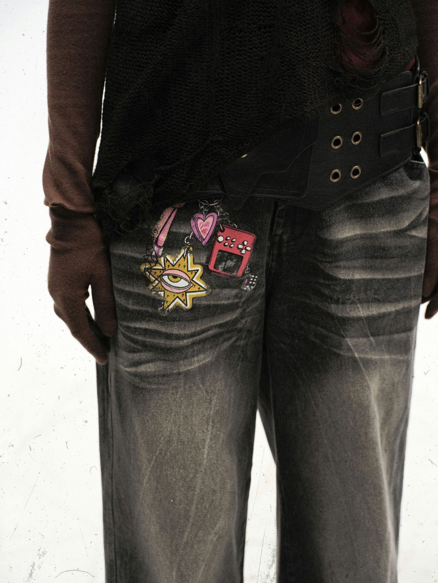 Zwoyren Starry Key Jeans