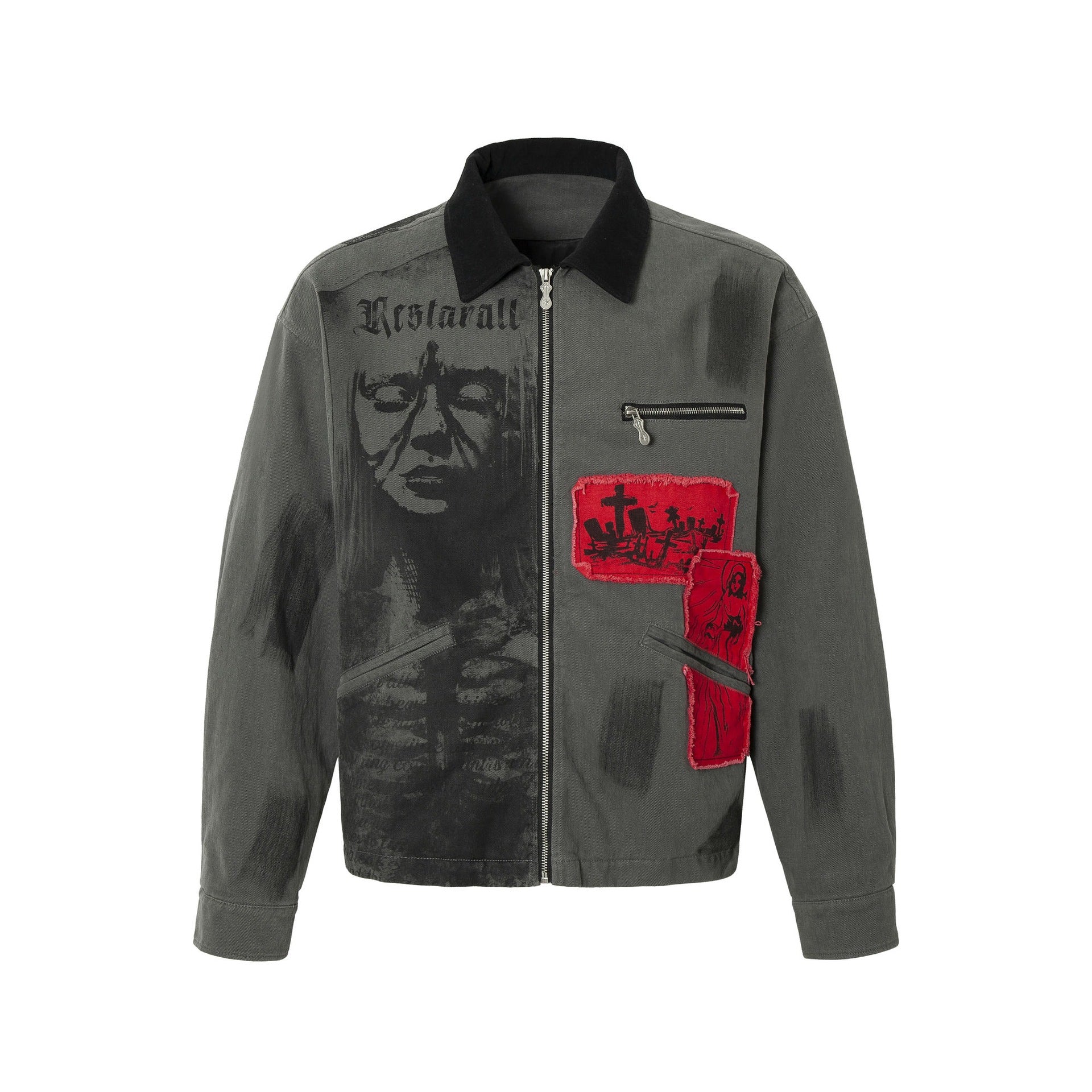 Zwoyren Gothic Cemetery Graphic Jacket