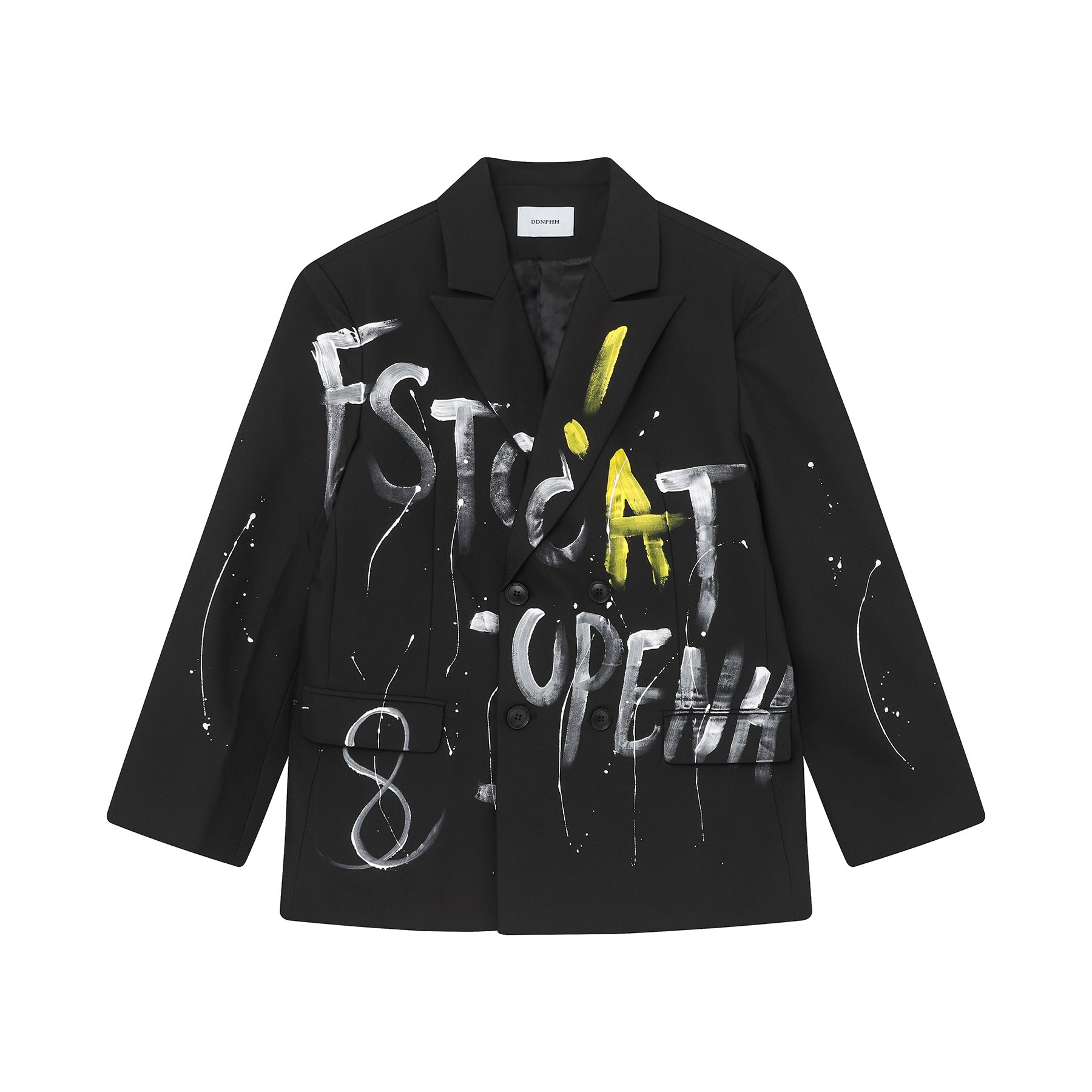 Zwoyren Graffiti Statement Blazer Jacket