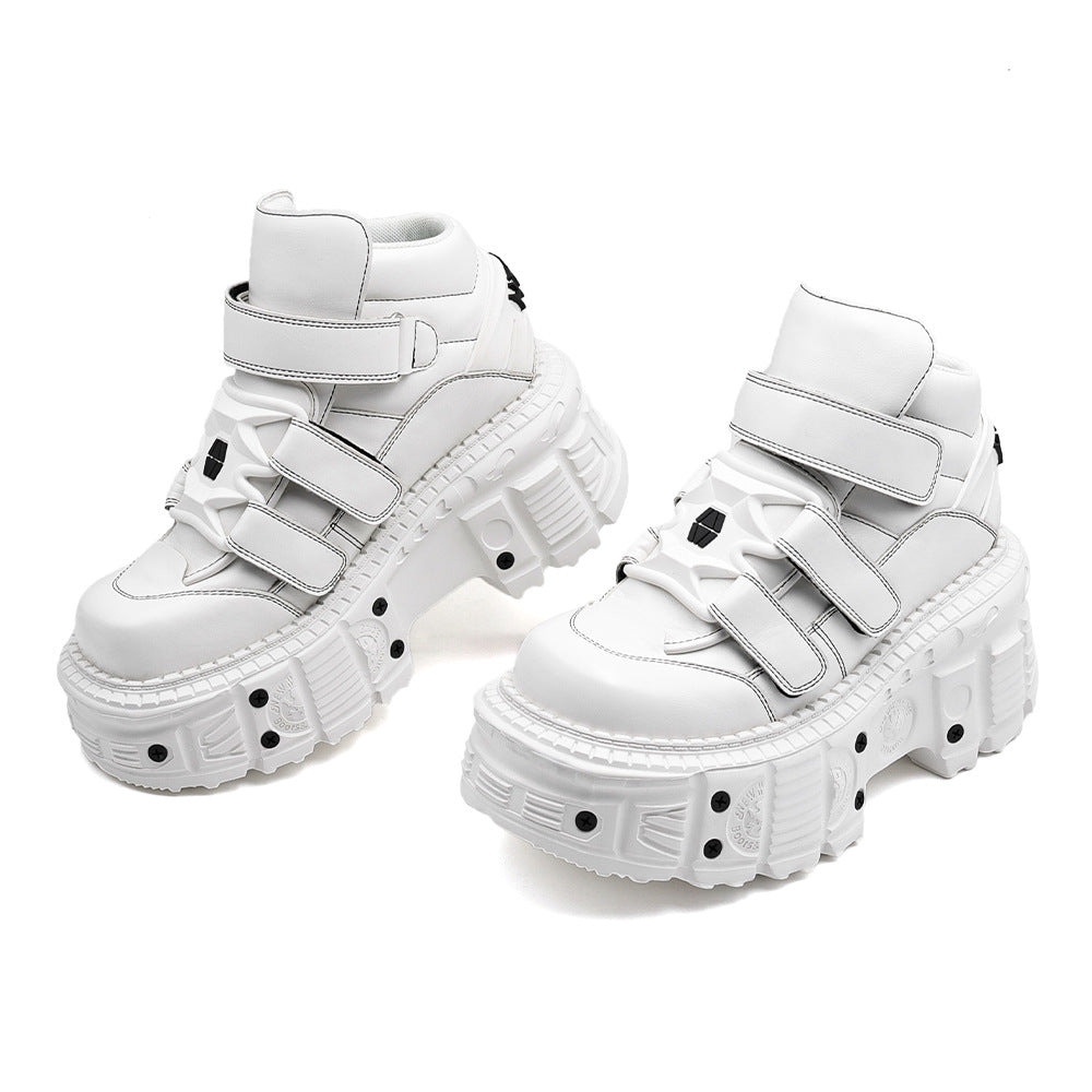 Zwoyren Chunky White Boots
