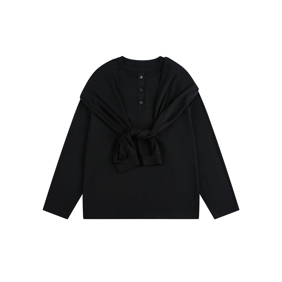 Zwoyren Shawl Hooded Sweatshirt