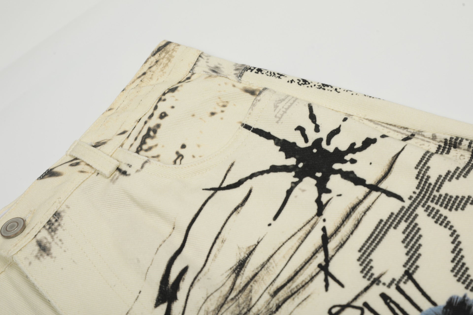 Zwoyren Whimsical Collage Statement Pants