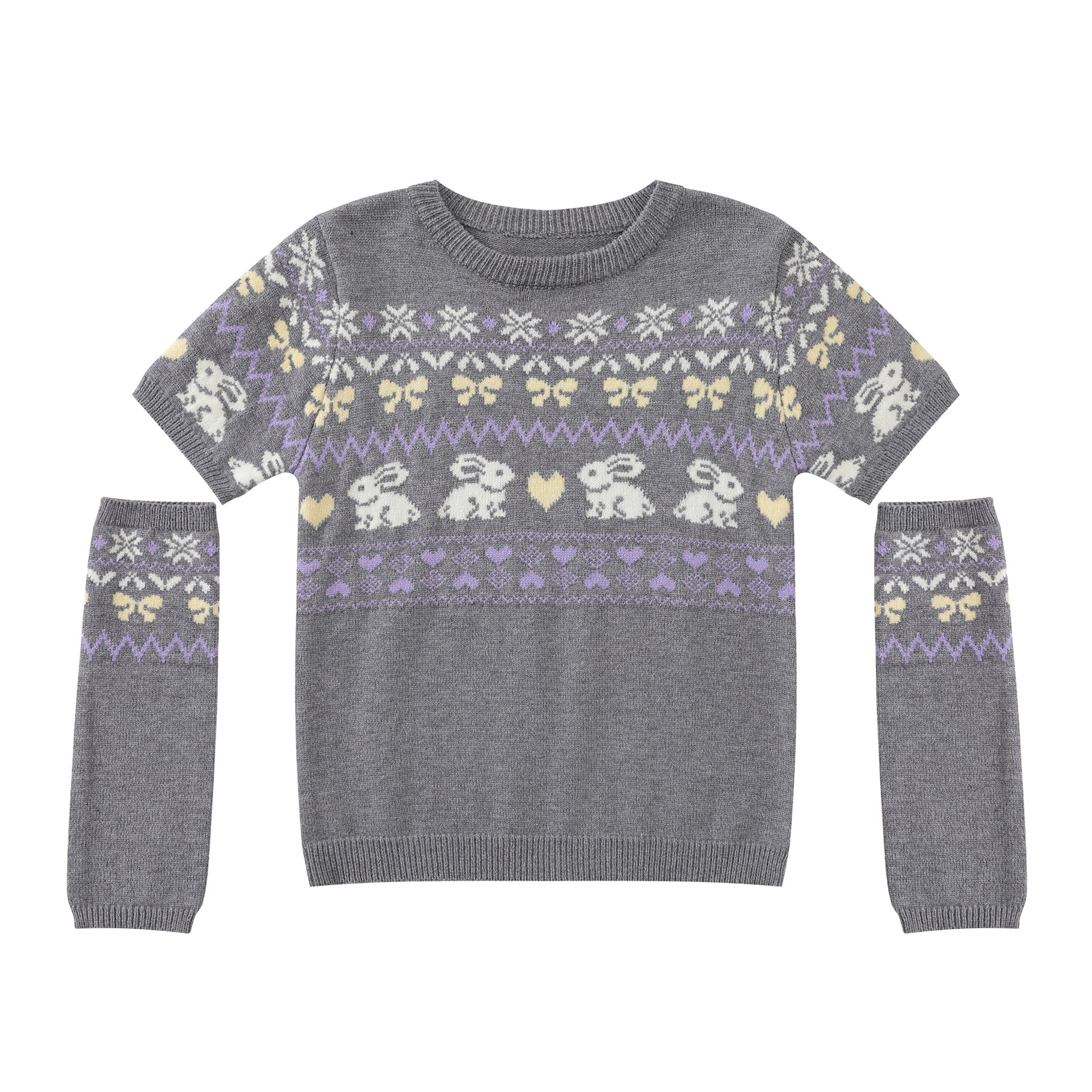 Zwoyren Fair Isle Graphic Knit Tee