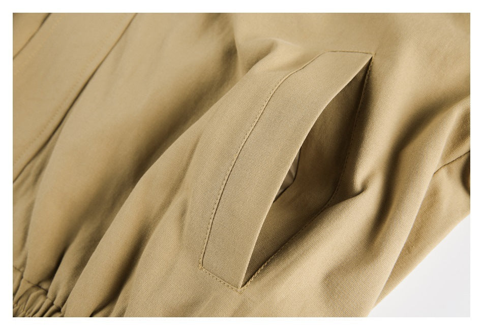 Zwoyren Reversible Striped Collar Jacket