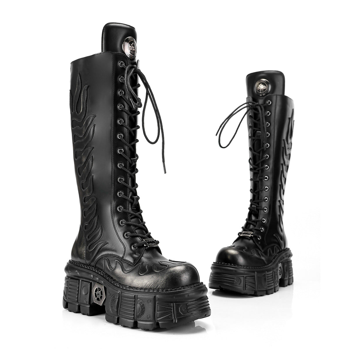 Zwoyren Flame Detail Boots