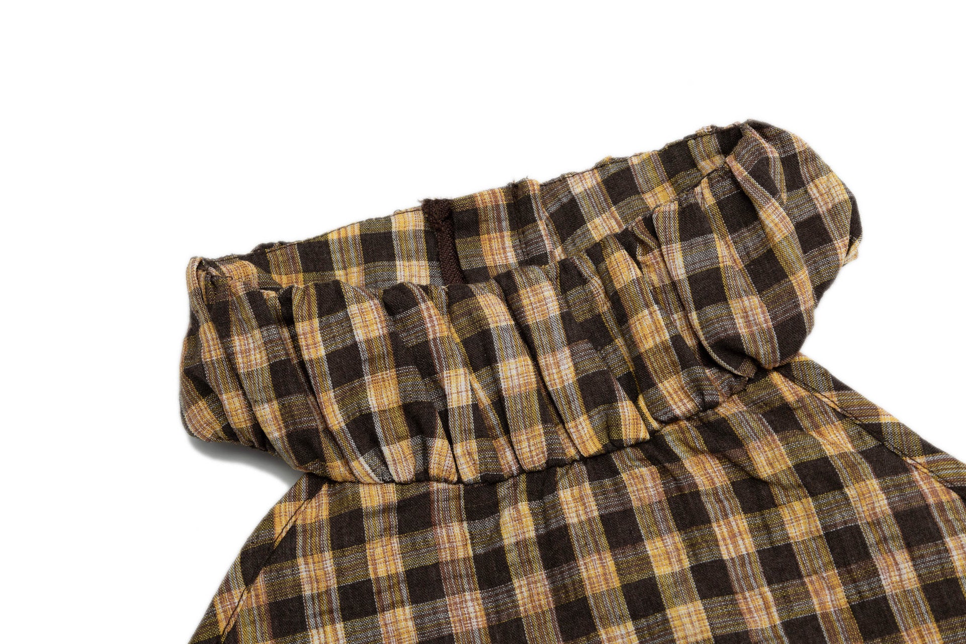 Zwoyren Retro Loose Plaid Sleeveless T-shirt