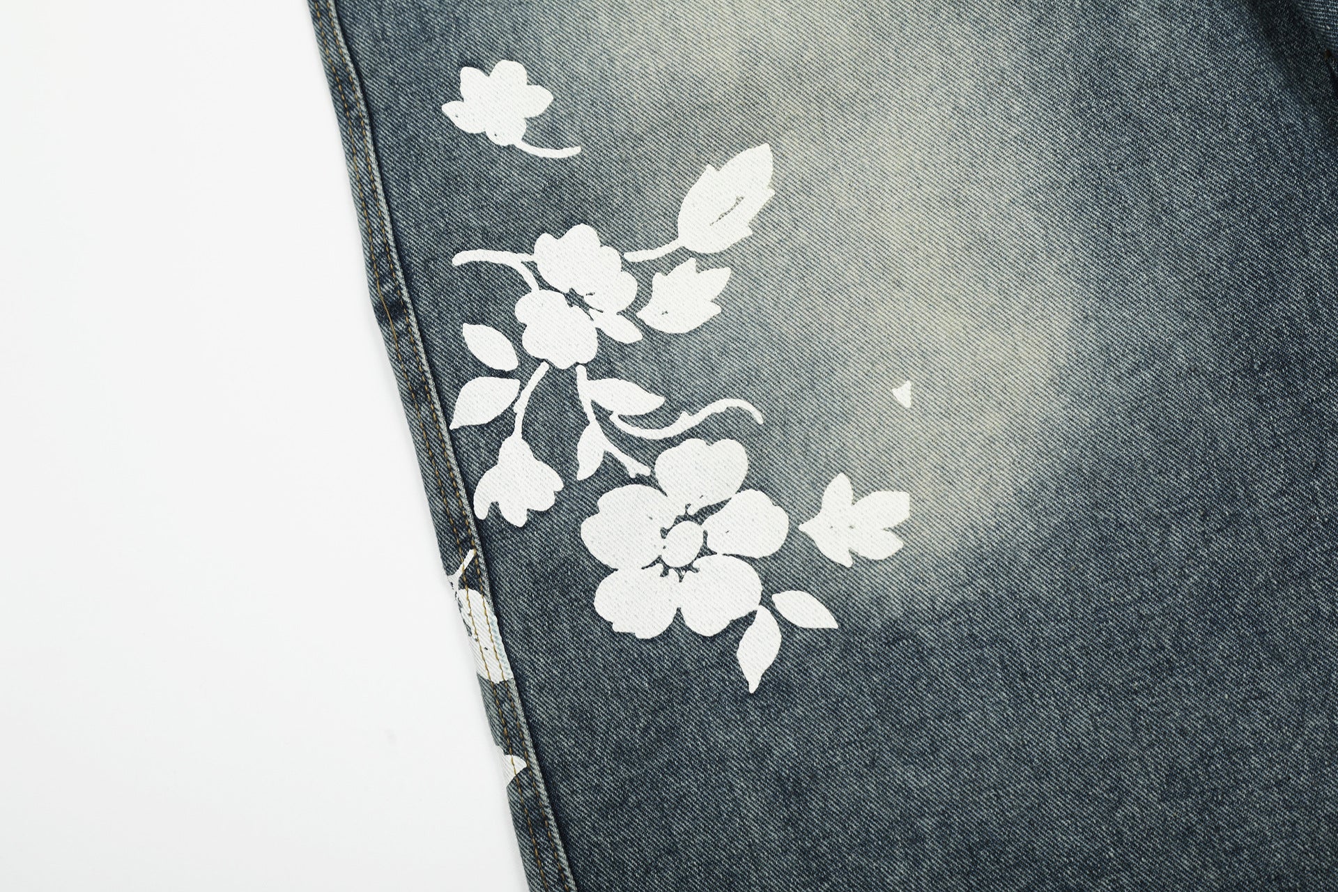 Zwoyren Flower Print Longline Jorts