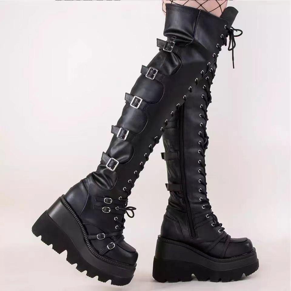 Zwoyren Gothic Platform Boots 