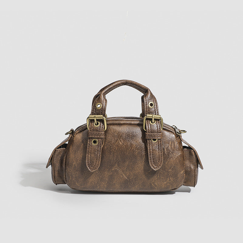 Zwoyren Vintage Brown Leather Handbag