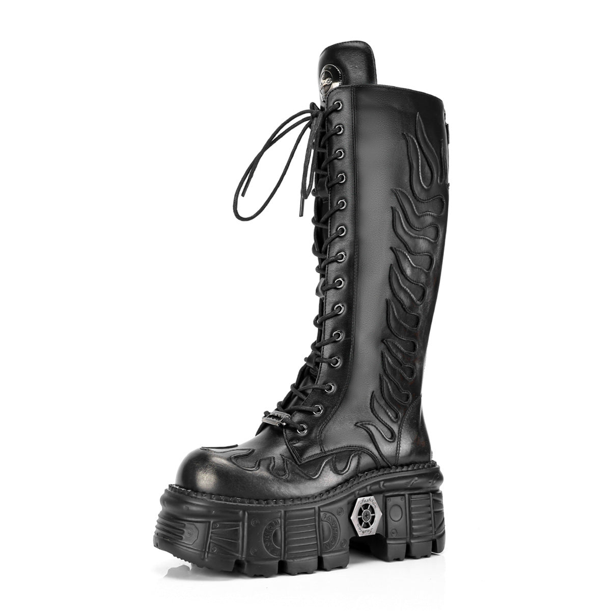 Zwoyren Flame Detail Boots