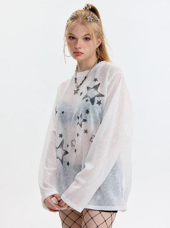 Zwoyren Star Pattern Sweater