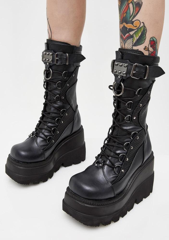 Gothic Style Thick-Soled Boots 