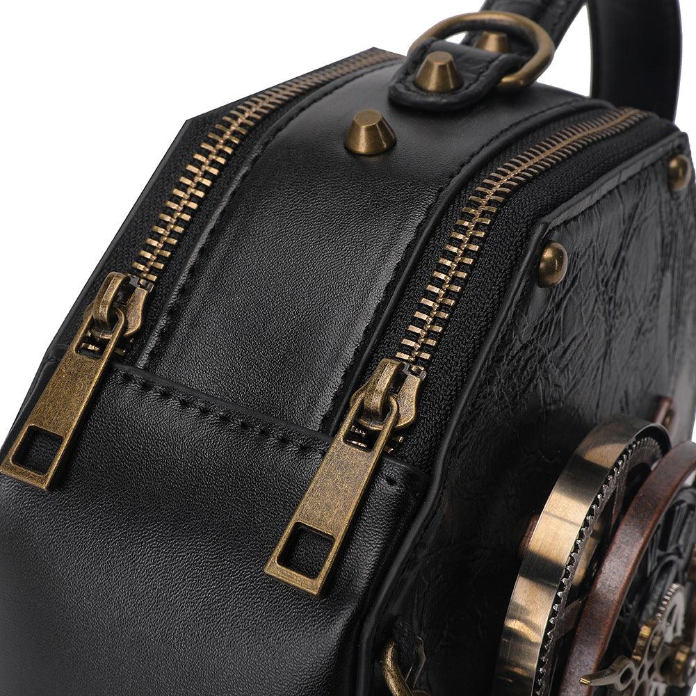 Punk Industrial Retro Style Crossbody Bag