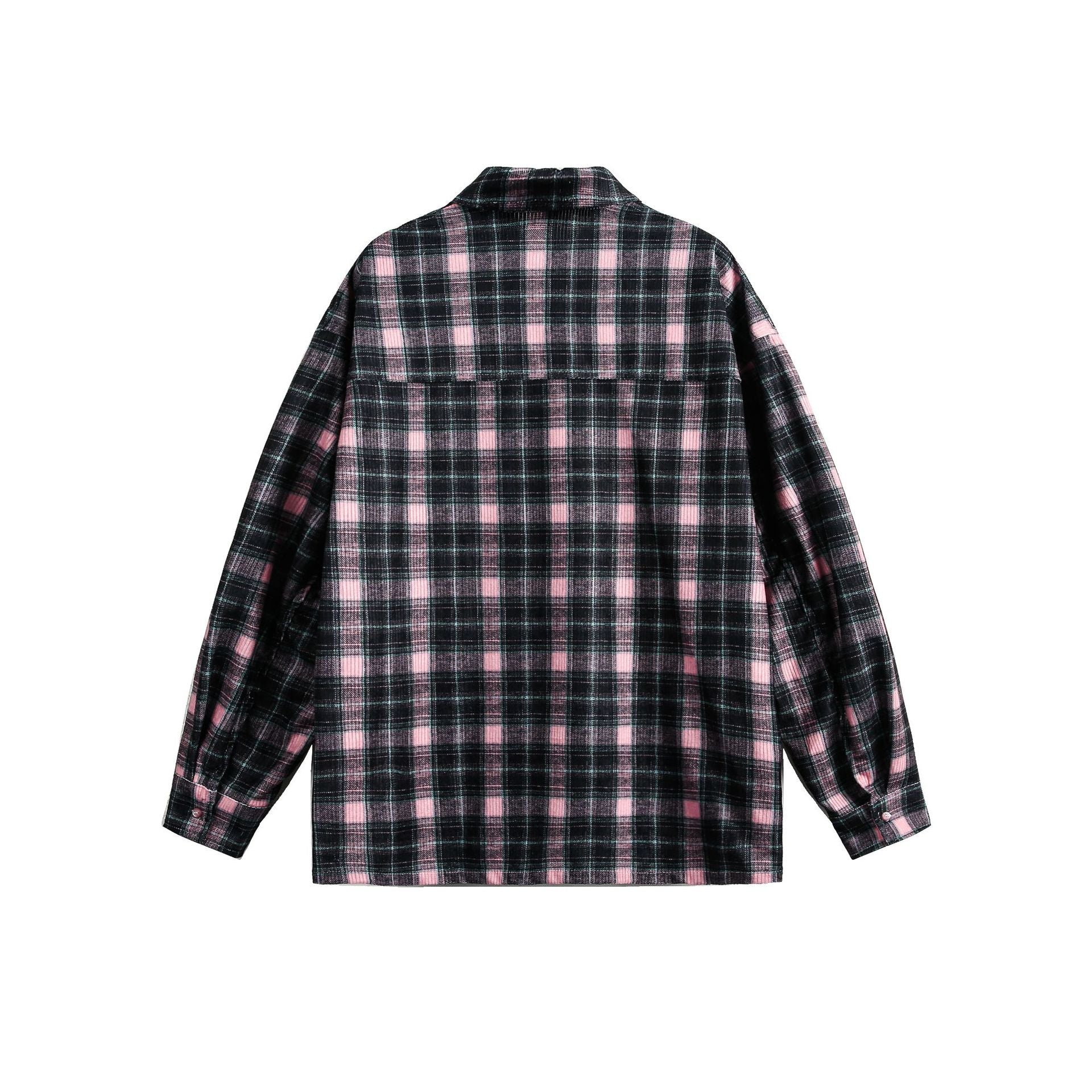 Zwoyren Kitty Chic Plaid Shirt