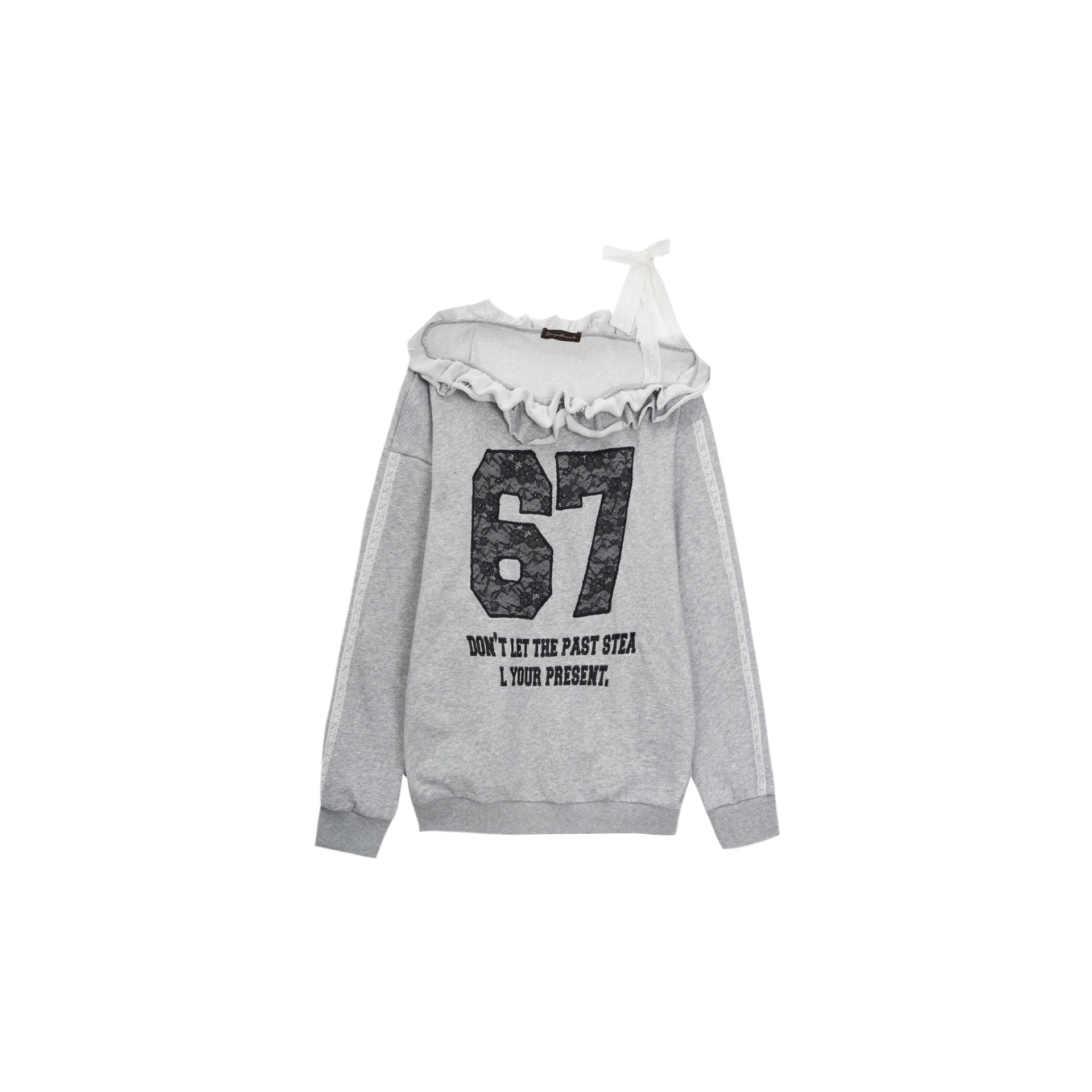 Zwoyren Ruffled Statement Sweatshirt