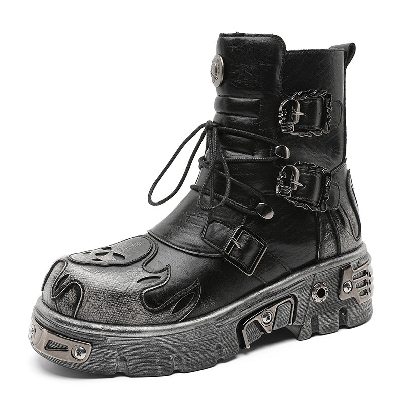 Zwoyren Vintage Punk Platform Boots