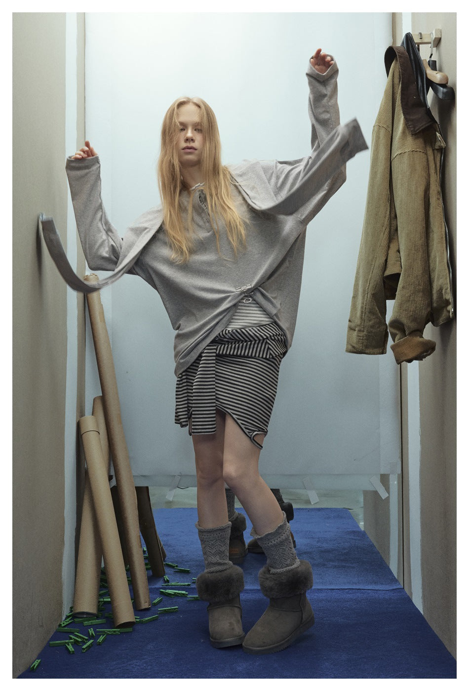 Zwoyren Shawl Hooded Sweatshirt