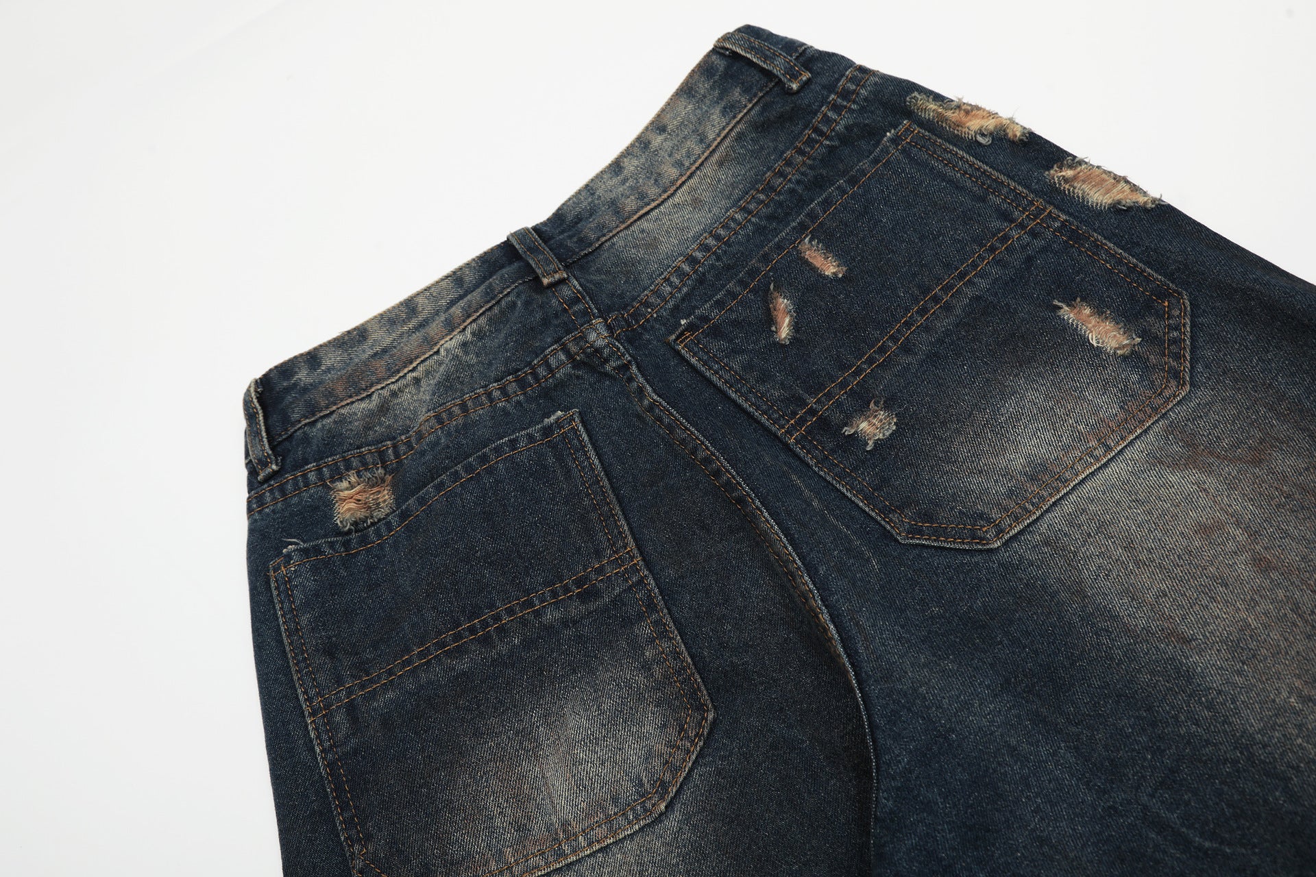 Zwoyren Distressed Baggy Jeans