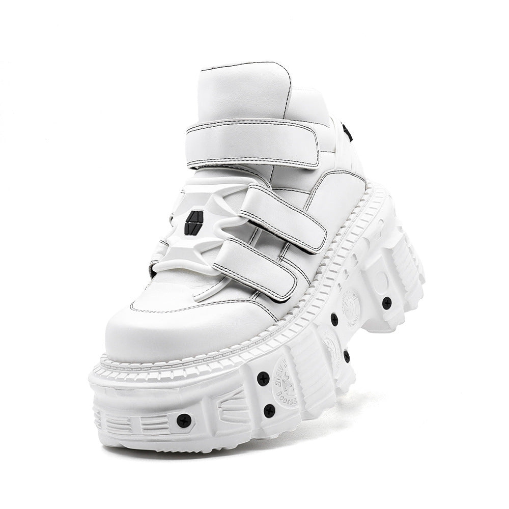 Zwoyren Chunky White Boots