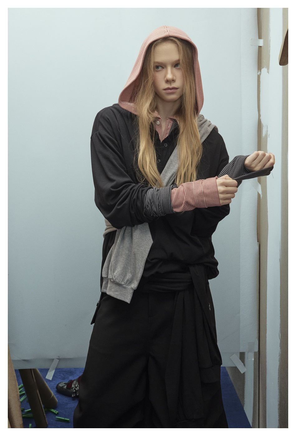 Zwoyren Shawl Hooded Sweatshirt