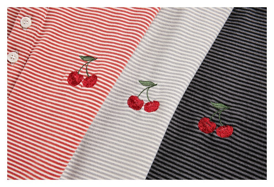 Zwoyren Henley Striped Hoodie Sweatshirt