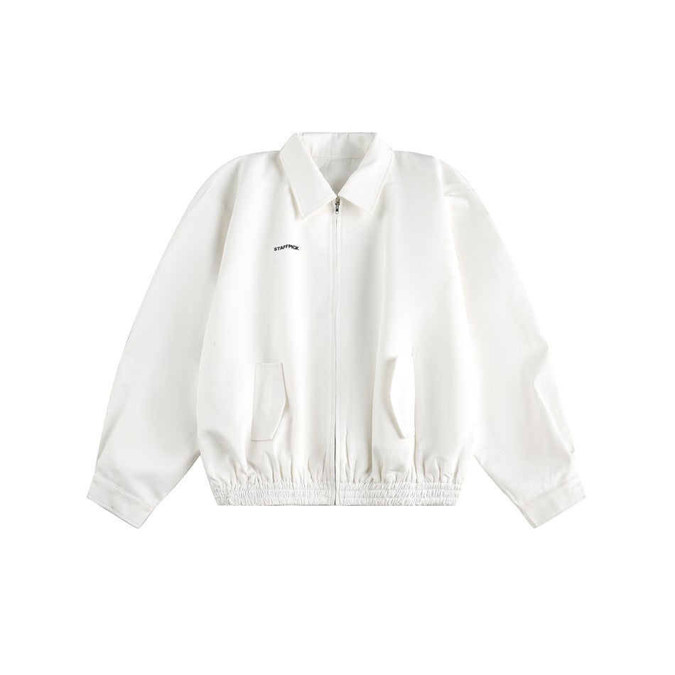 Zwoyren Oversized White Bomber Jacket