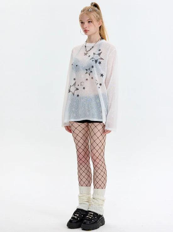 Zwoyren Star Pattern Sweater