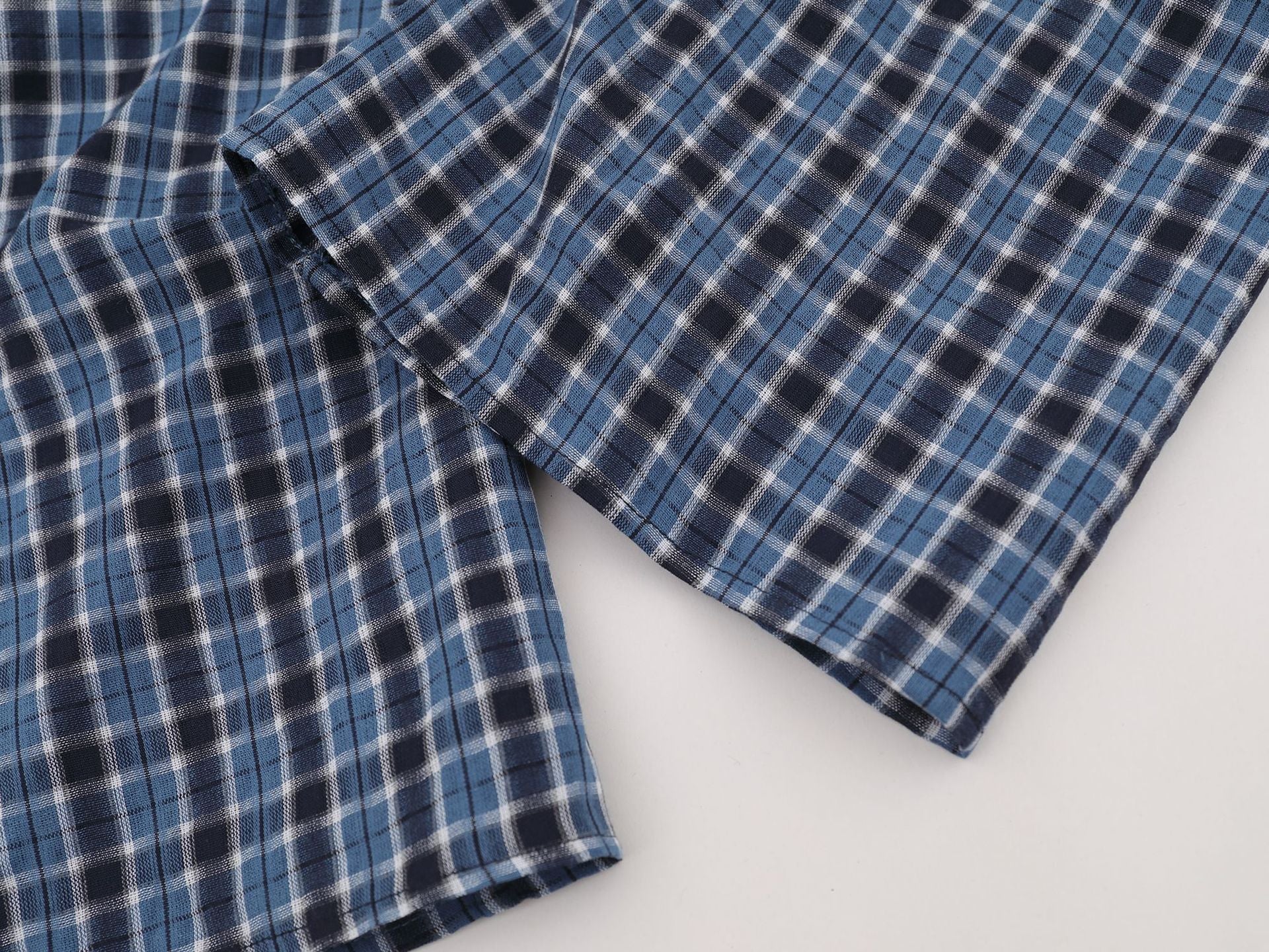 Zwoyren Plaid Sleeve Corset Top