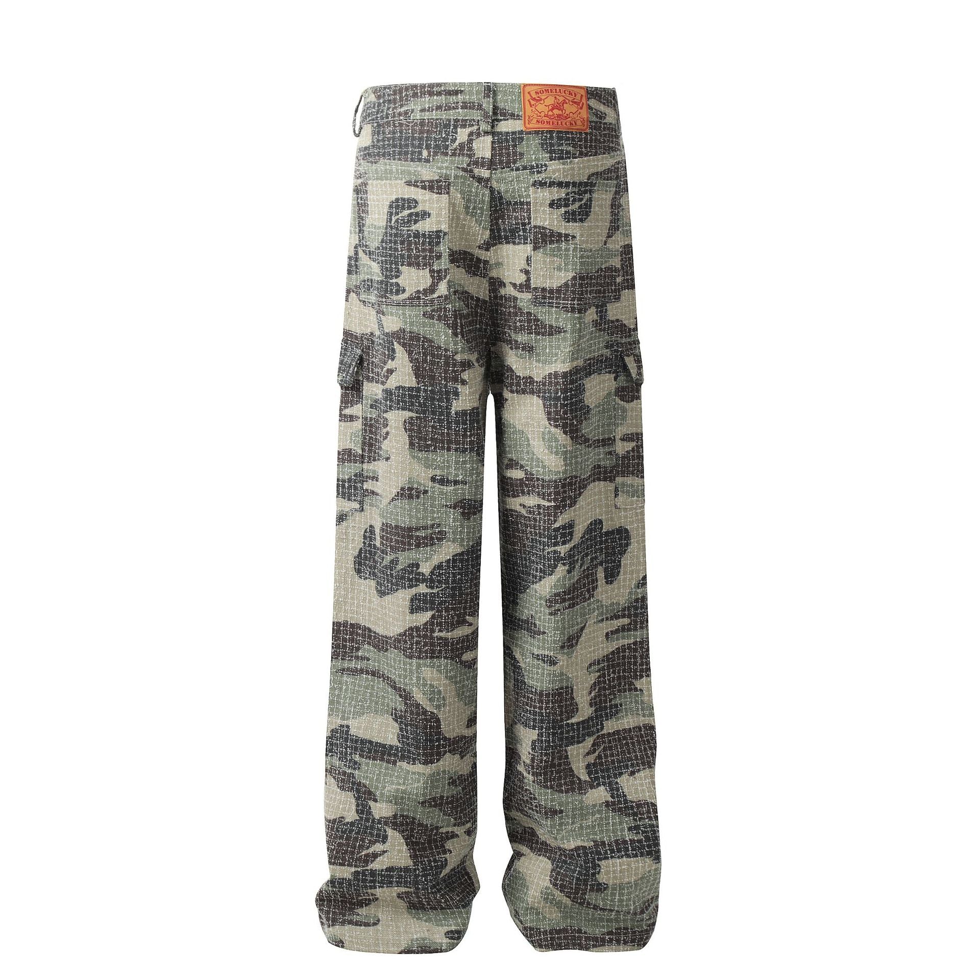 Zwoyren Multi Pocket Camouflage Cargo Pants