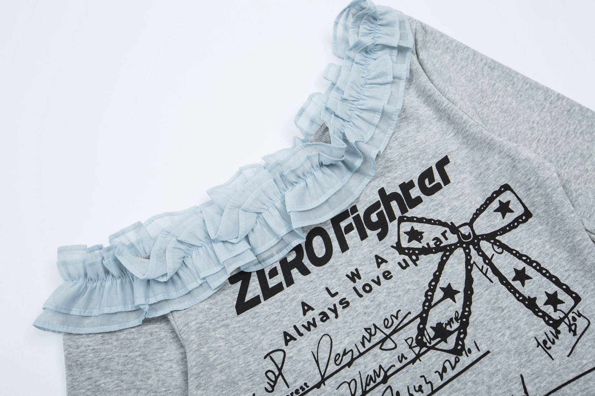 Zwoyren Playful Script Blouse