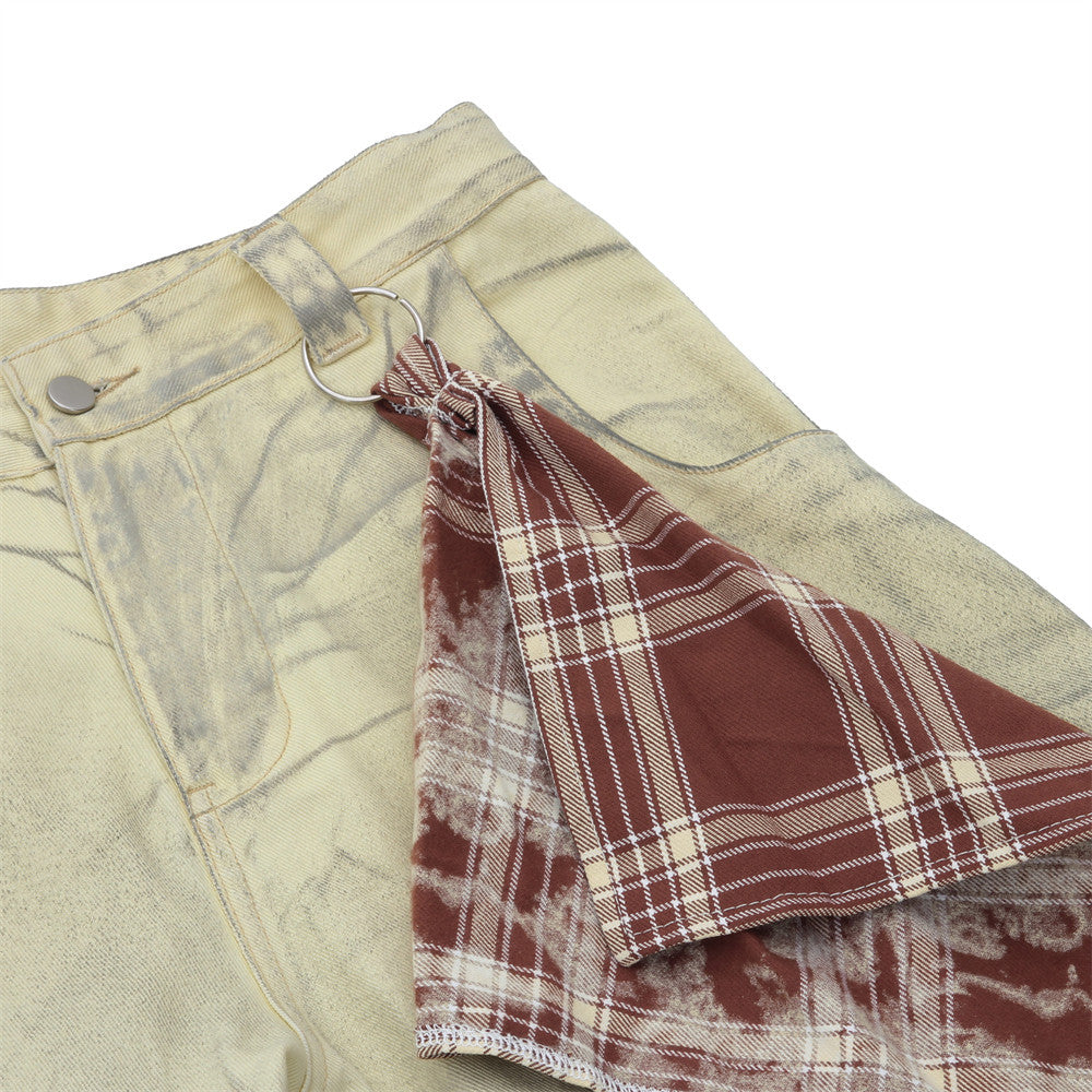 Zwoyren Reverse Super Baggy Barrel Jeans