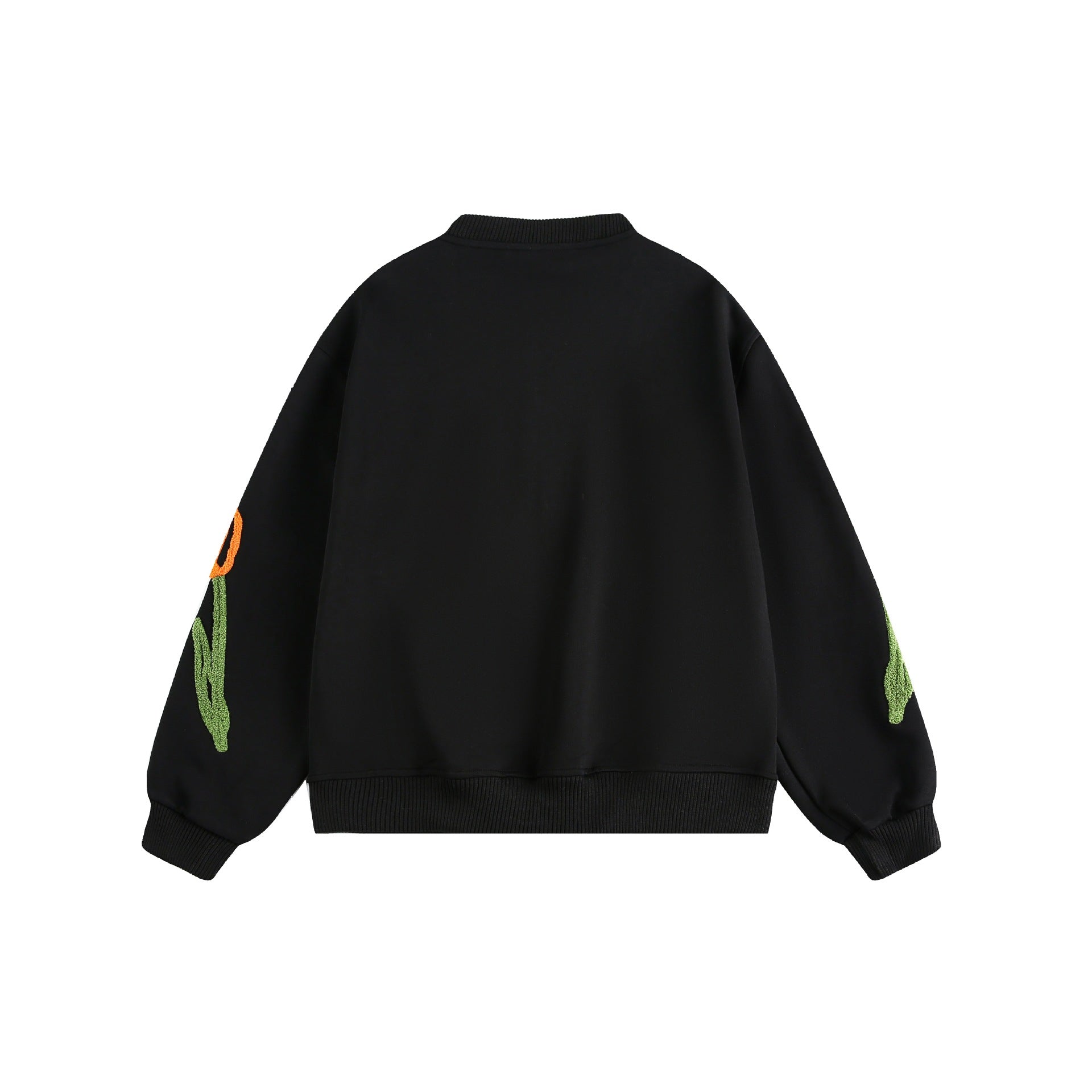 Zwoyren Tulip Design Varsity Jacket