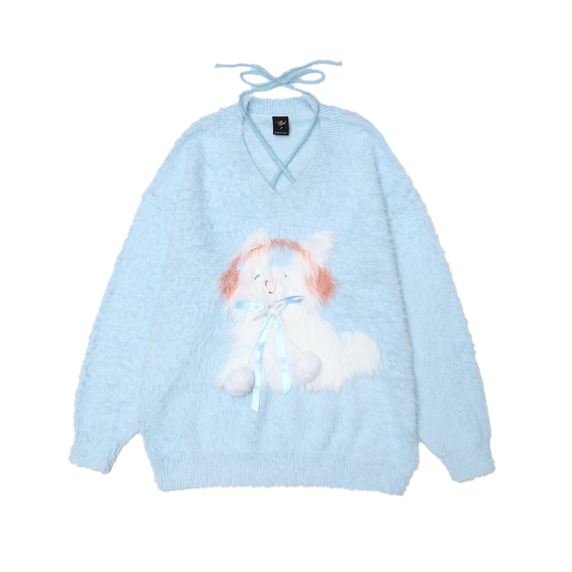 Zwoyren Cozy Bunny Fluff Sweater