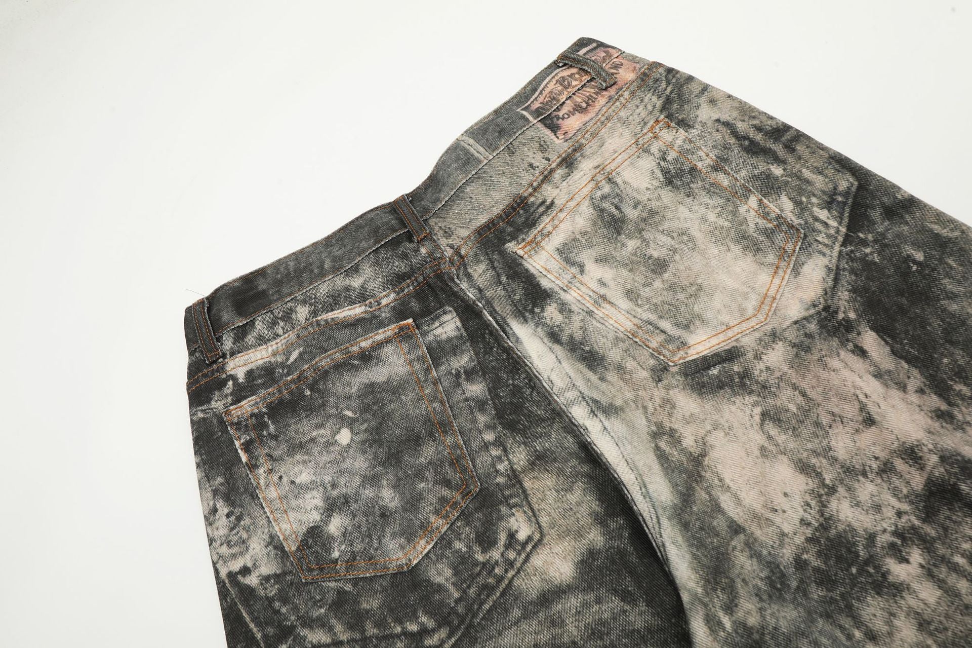 Zwoyren Heavy Washed Super Baggy Jeans
