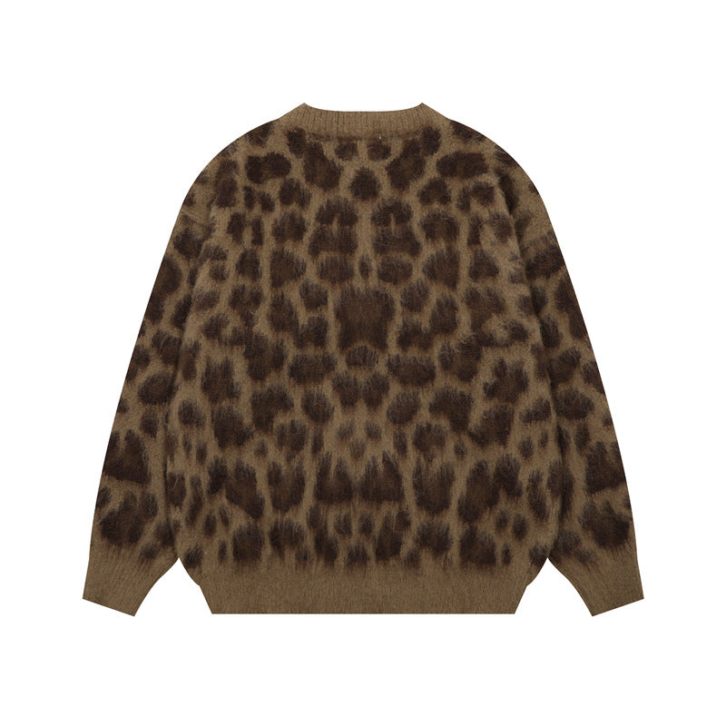 Zwoyren Leopard Print Cardigan