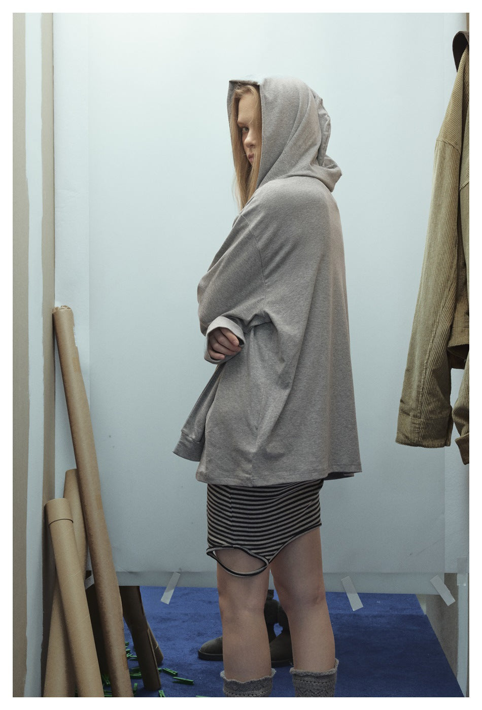 Zwoyren Shawl Hooded Sweatshirt