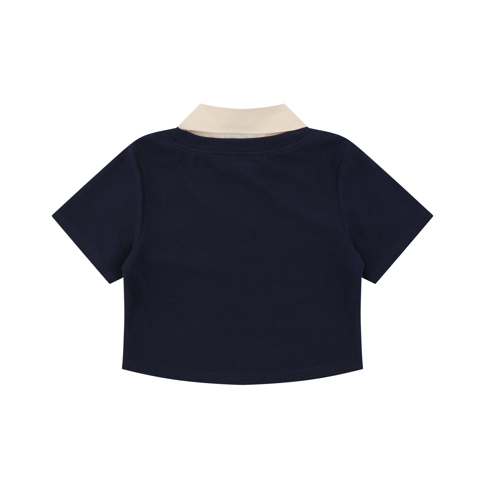 Zwoyren Collegiate Cropped Polo Tee