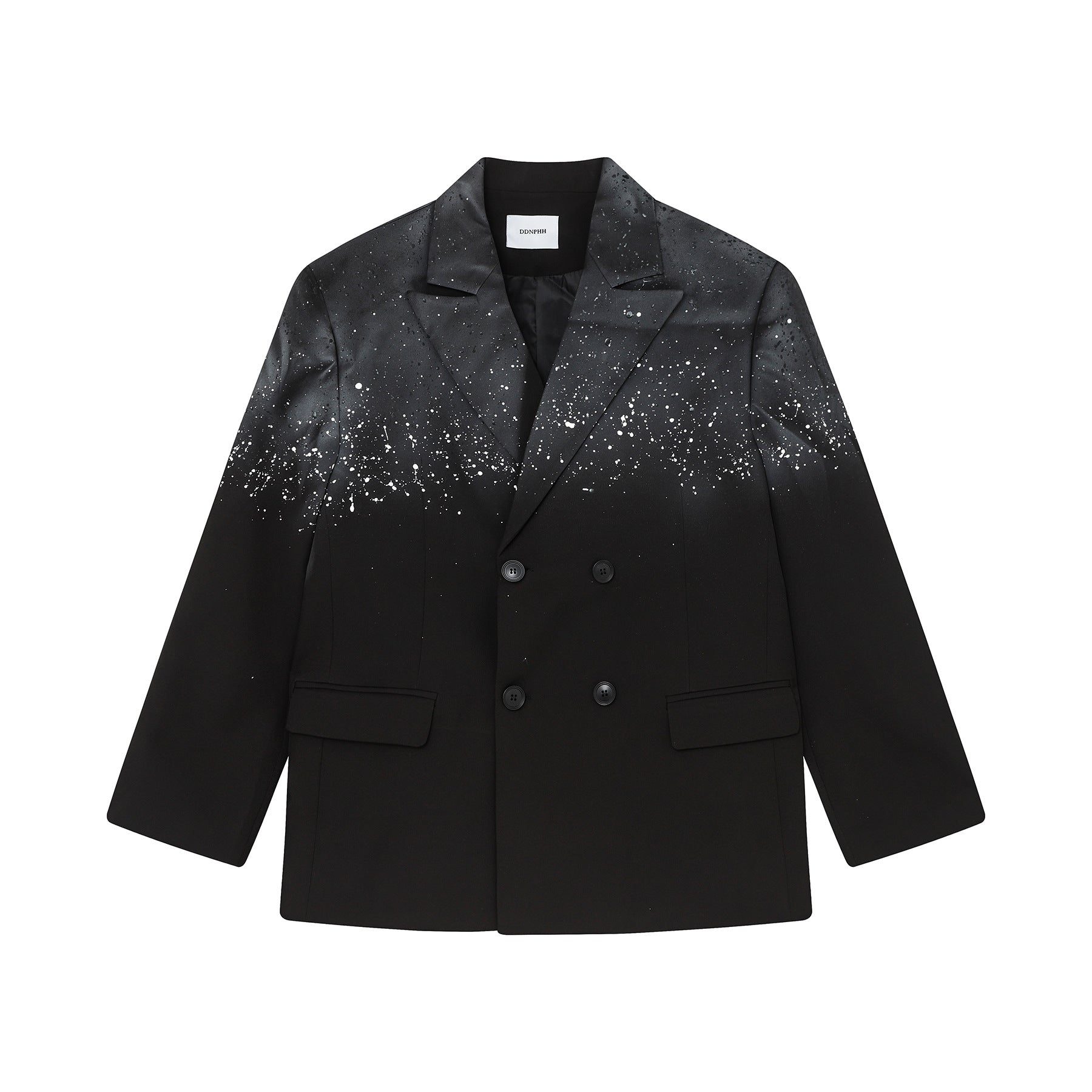 Zwoyren Galaxy Black & White Blazer Jacket