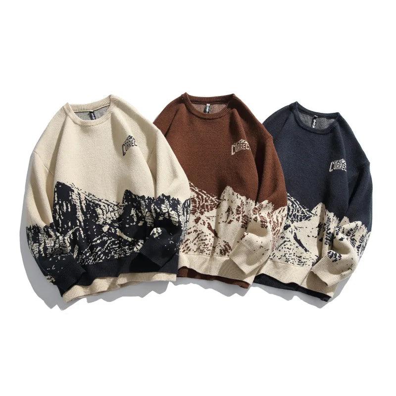 Snow Mountain Jacquard Sweater