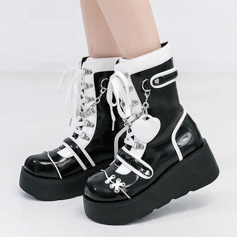 Punk Motorcycle Boots 